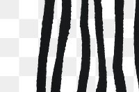 Vintage black stripes png pattern transparent background, remix from artworks by Samuel Jessurun de Mesquita