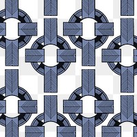 Png vintage blue geometric gatsby pattern background, remix from artworks by Samuel Jessurun de Mesquita