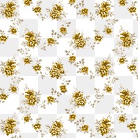 Floral vintage style background png