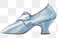 Woman&#39;s shoe png vintage illustration, remixed from the artwork by Melita Hofmann.