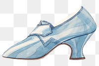 Woman's shoe png vintage illustration, remixed from the artwork by Melita Hofmann.