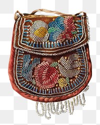 Png purse vintage illustration, remixed from the artwork by John Thorsen