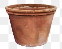 Vintage flower urn png illustration, remixed from the artwork by Clarence W. Dawson