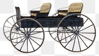 Vintage wagon png illustration, remixed from the artwork by Fred Weiss.