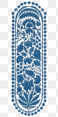 Vintage flower png sticker, beautiful indian embroidery, remix from the artwork of Sir Matthew Digby Wyatt