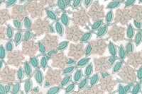 Art nouveau periwinkle flower pattern transparent png design resource