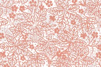 Art nouveau geranium flower pattern transparent png design resource