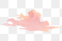 Pastel cloud transparent png