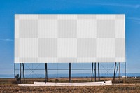 Billboard png mockup, remixed from artworks by John Margolies