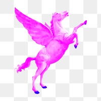 Png pink Pegasus vector/png/psd statue, remixed from artworks by John Margolies