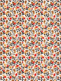 Spring pattern background png transparent, vintage flower illustration psd, remix from the artwork of Charles Goy