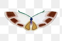  Japanese art butterfly png sticker, drawing illustration