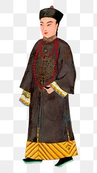 Ancient court png costume, Chinese emperor clothing illustration