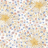 PNG Ottoman floral pattern luxury transparent background, remixed from original artwork by Sultan Süleiman the Magnificent