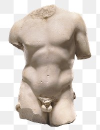 Man nude topng sculpture