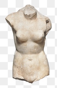 Classic female nude png sculpture 