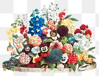 Vintage flowers design element