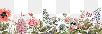 Vintage flowers background design resource