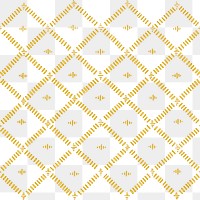 Vintage yellow geometric pattern transparent background, featuring public domain artworks