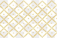 Vintage yellow geometric pattern transparent background, featuring public domain artworks