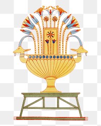 Ancient Egyptian ornamental element png sticker