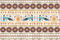 Egyptian ornamental pattern png background