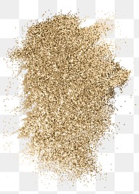 Metallic gold glitter paint brush stroke texture