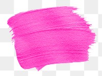 Neon fuchsia pink paint brush stroke texture background