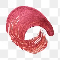 Shimmery metallic cerise pink swirl paint brush stroke texture