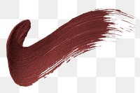 Shimmery metallic maroon red paint brush stroke 