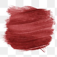 Shimmery metallic cerise red paint brush stroke texture 
