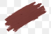 Matte maroon red paint brush stroke