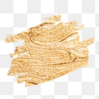 Metallic gold glitter paint brush stroke texture