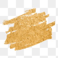 Metallic gold glitter paint brush stroke texture