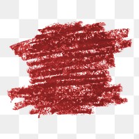 Matte cherry red paint brush stroke