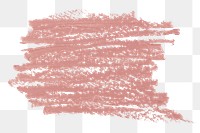 Pastel nude pink paint brush stroke texture badge background