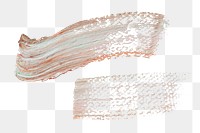 Acrylic brush stroke sample transparent png