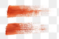 Red acrylic brush stroke transparent png