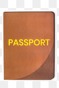 Passport book paper craft illustration icon design sticker