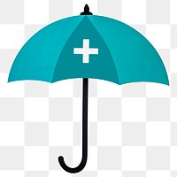 Medical insurance paper craft illustration icon design sticker