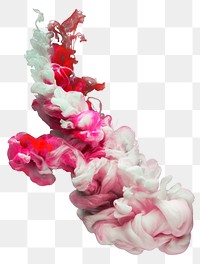 Ink explosion png gradient pink splash color