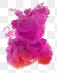 Ink explosion png gradient pink splash color