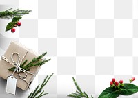 Christmas png border frame design