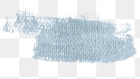 Metallic blue brush stroke transparent png