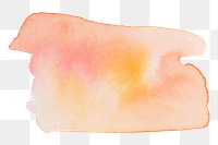 Shades of watercolor brush strokes transparent png