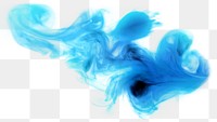 Abstract splashed blue watercolor background transparent png