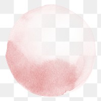 Abstract watercolor blob transparent png