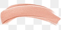 Pink gold paint stroke transparent png