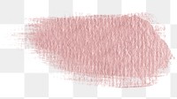 Pink gold paint stroke pattern transparent png