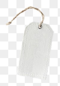 Natural cotton cloth label mockup